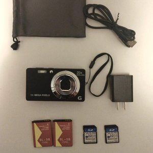 Digital still camera 56mp 20x digital zoom black